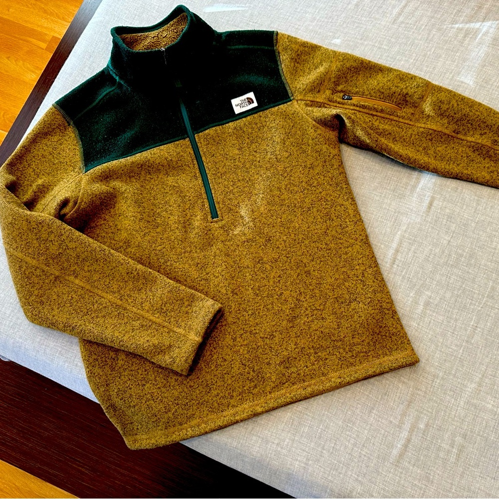 The North Face Gordon Lyons 1/4 Zip Fleece Sweater Top Size Medium/M